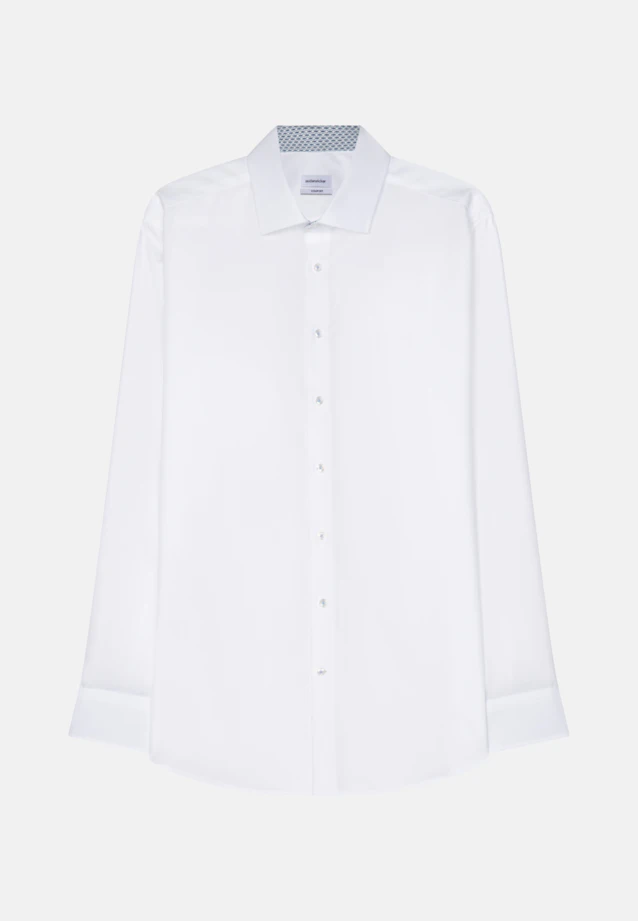 Comfort Business Hemd Uni in Weiß |  Seidensticker Onlineshop