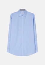 Comfort Chemise d'affaires Uni in Bleu Moyen |  Seidensticker Onlineshop