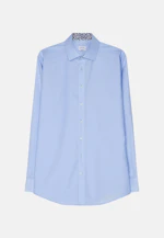Comfort Chemise d'affaires Uni in Bleu Moyen |  Seidensticker Onlineshop