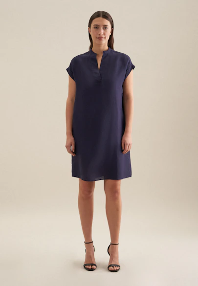 Kleid Garnfärber in Dunkelblau |  Seidensticker Onlineshop