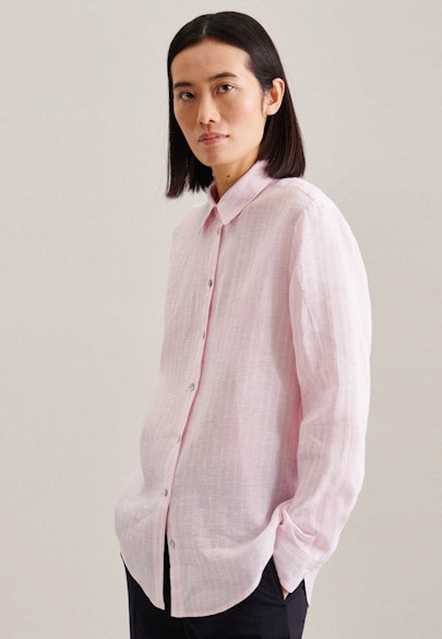 Shirt Blouse Yarn Dyer in Pink |  Seidensticker Onlineshop