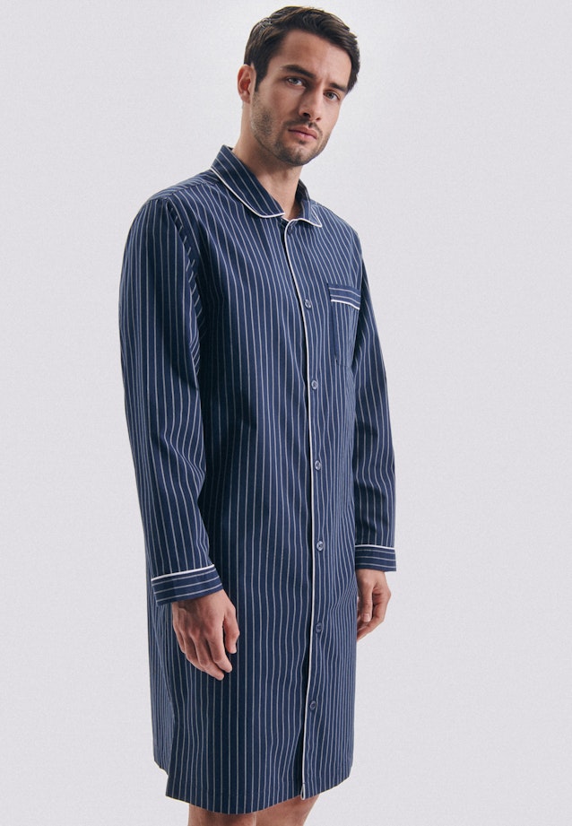 Nachthemd aus 100% Baumwolle in Dunkelblau |  Seidensticker Onlineshop