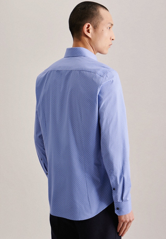 X-Slim Business Hemd Druck in Hellblau |  Seidensticker Onlineshop