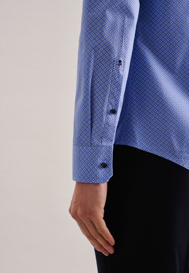 X-Slim Business Hemd Druck in Hellblau |  Seidensticker Onlineshop