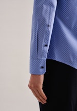 X-Slim Business Hemd Druck in Hellblau |  Seidensticker Onlineshop