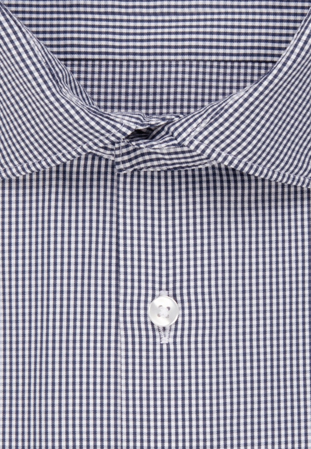 Regular Performance-Hemd Karo in Dunkelblau |  Seidensticker Onlineshop