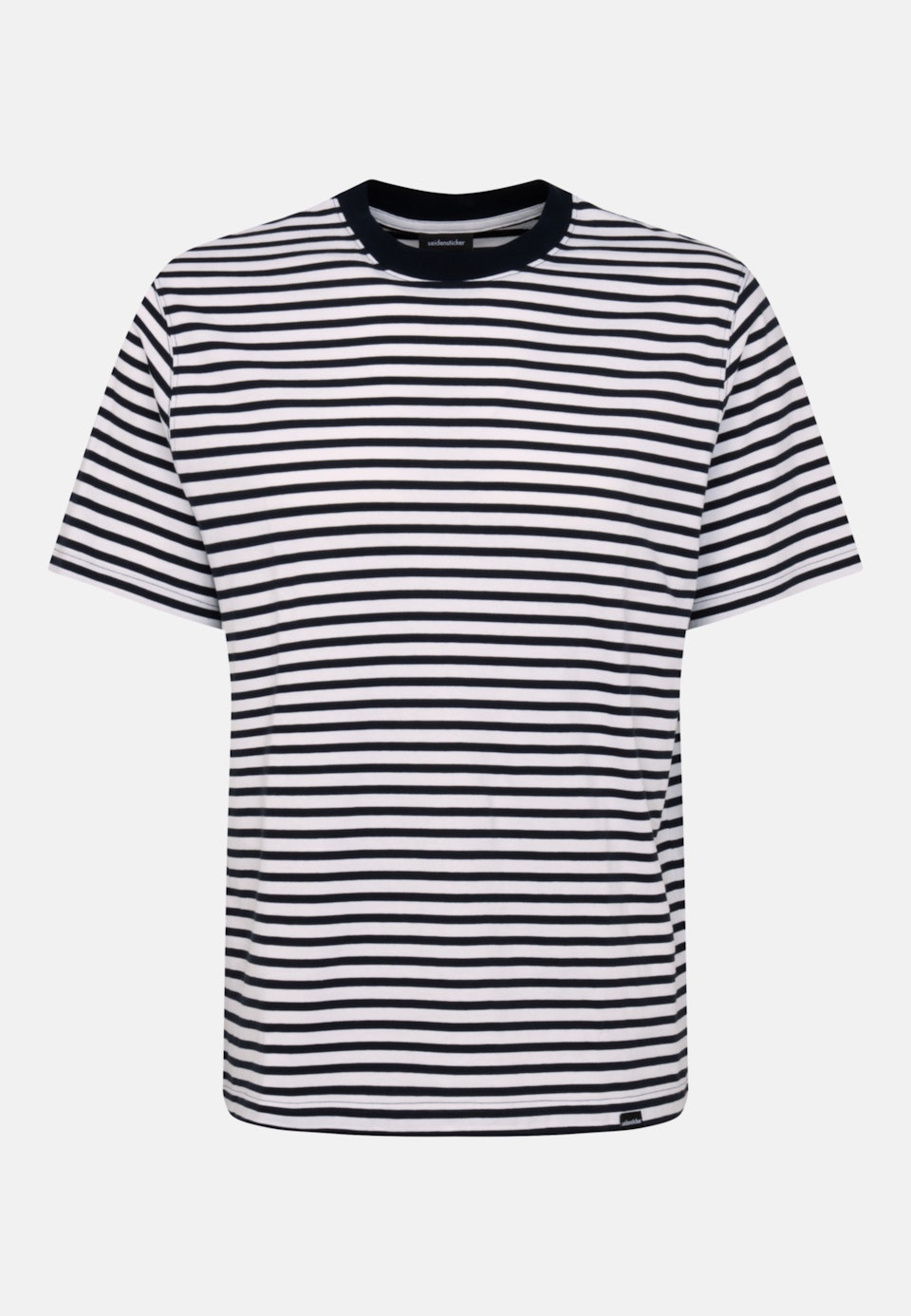 Rundhals T-Shirt Gerader Schnitt (Normal-Fit) in Weiß |  Seidensticker Onlineshop