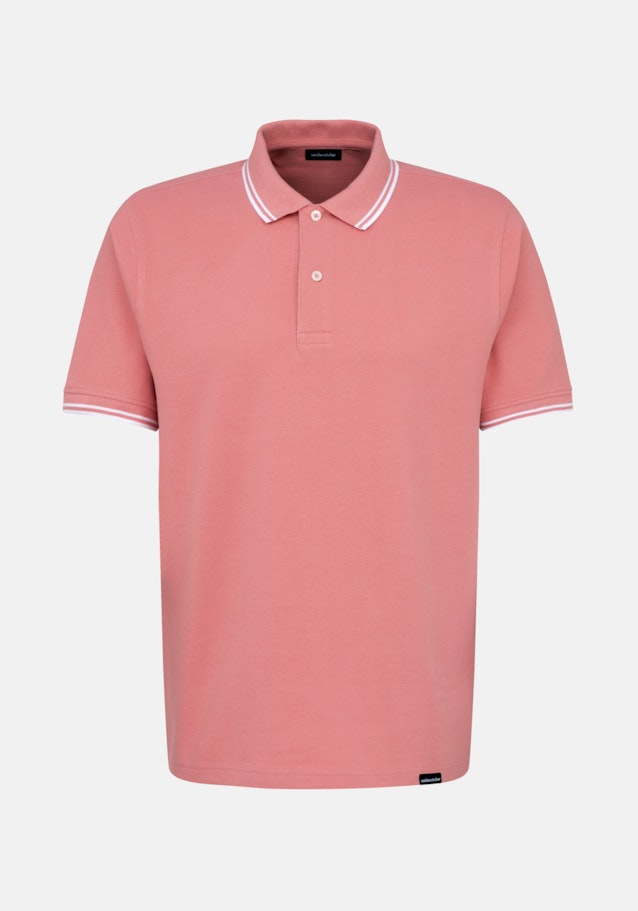 Gerader Schnitt (Normal-Fit) Polo Uni in Rose Fuchsia | Seidensticker Onlineshop
