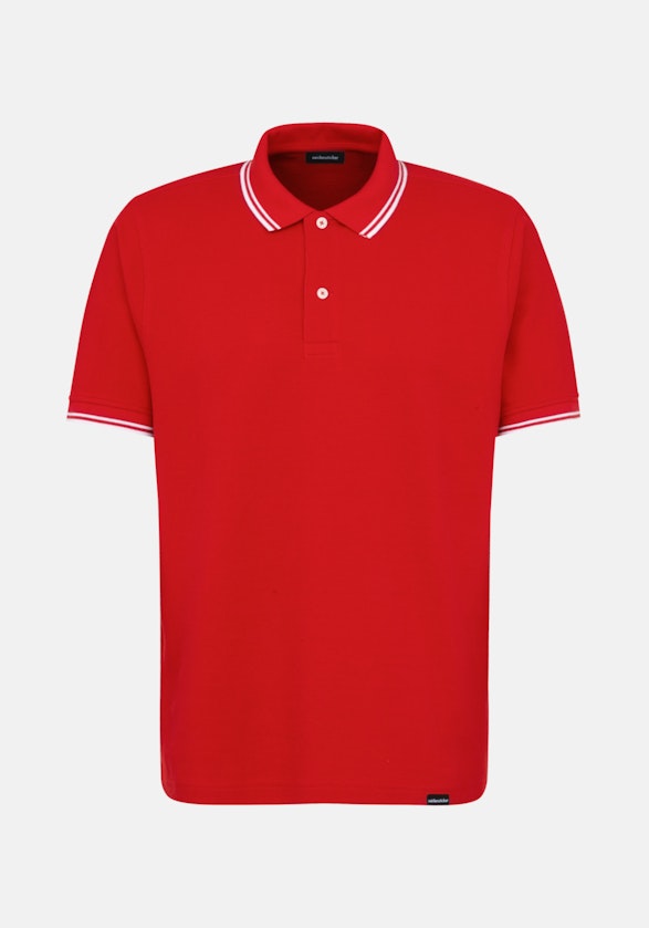 Collar Polo-Shirt in Red |  Seidensticker Onlineshop