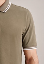 Kragen Polo-Shirt Gerader Schnitt (Normal-Fit) in Grün |  Seidensticker Onlineshop