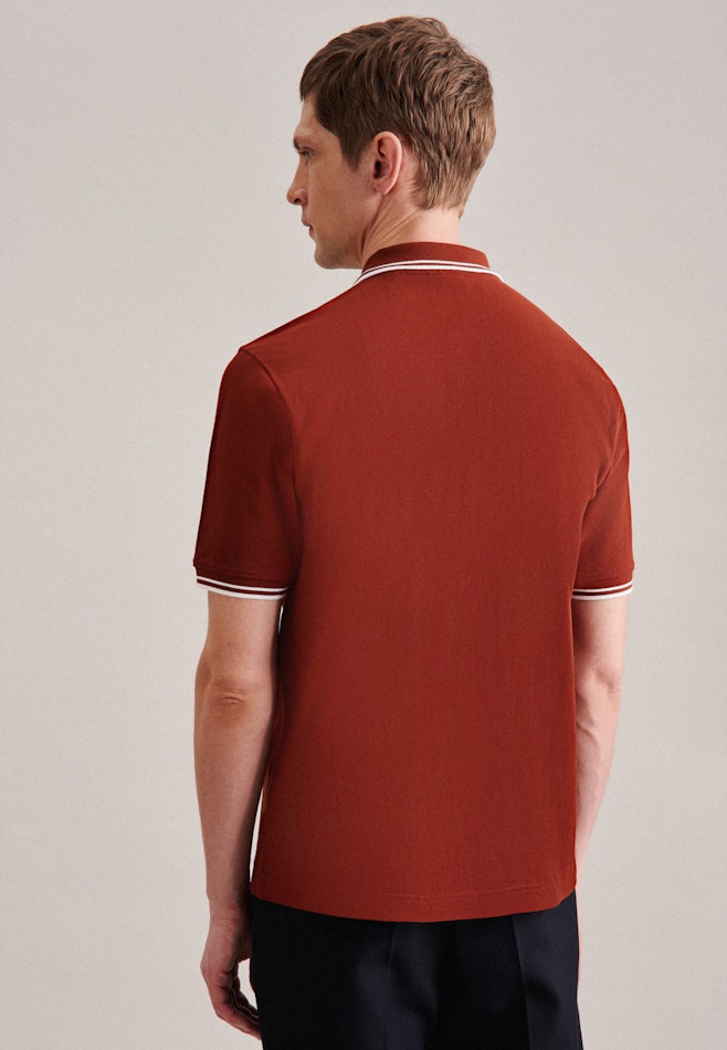 Collar Polo-Shirt in Orange | Seidensticker online shop