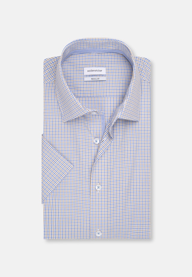 Regular Business shirt Check in Brown |  Seidensticker Onlineshop