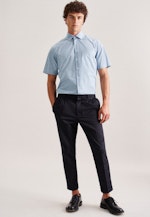 Regular Business Hemd Karo in Türkis |  Seidensticker Onlineshop