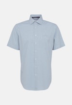 Regular Business Hemd Karo in Türkis |  Seidensticker Onlineshop