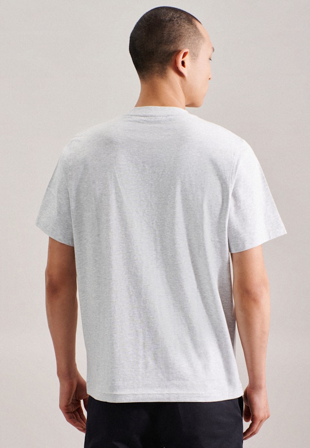 Rundhals T-Shirt in Grau |  Seidensticker Onlineshop