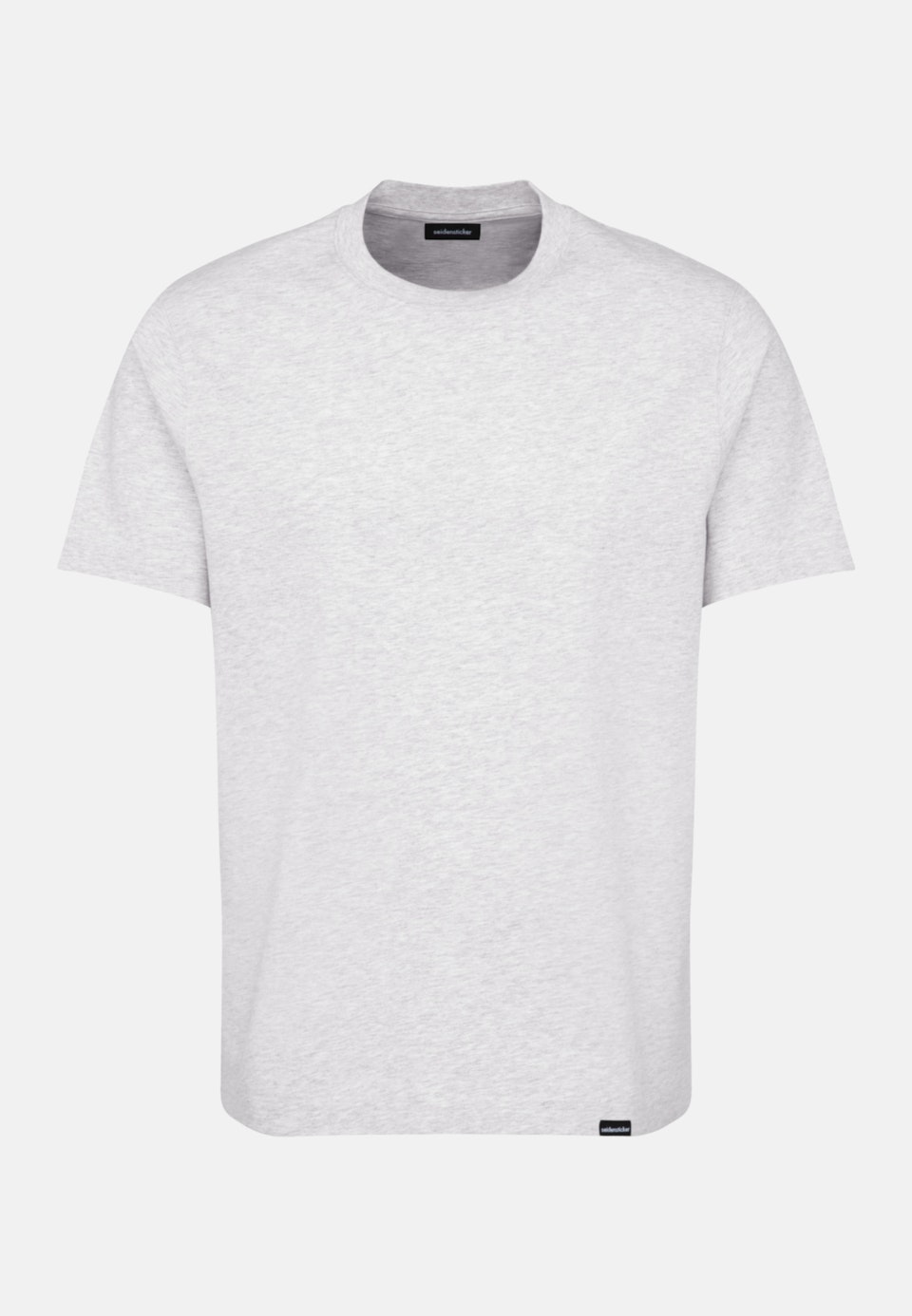 T-Shirt Gerader Schnitt (Normal-Fit) Manche Courte in Gris |  Seidensticker Onlineshop