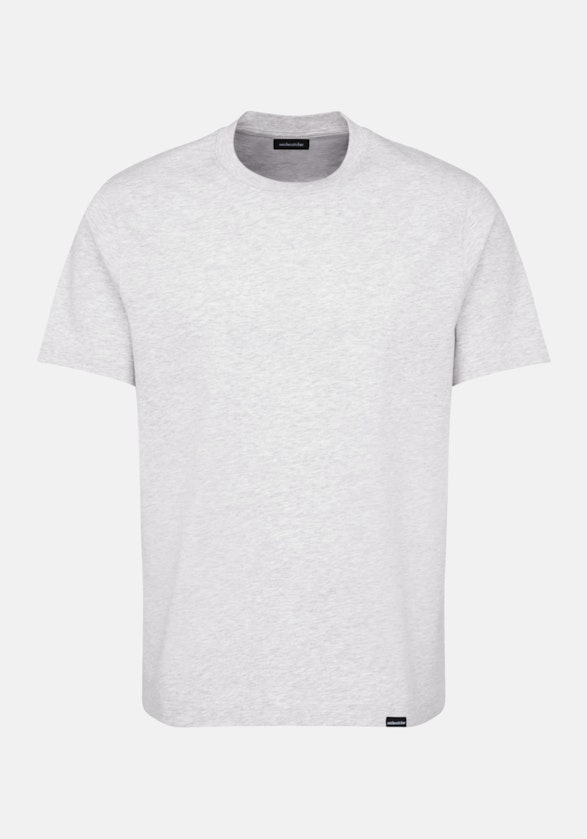 Crew Neck T-Shirt in Grey |  Seidensticker Onlineshop