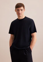 T-Shirt Uni in Dunkelblau |  Seidensticker Onlineshop