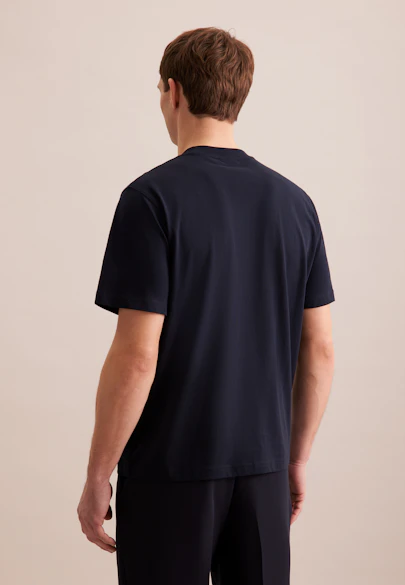 T-shirt Uni in Dark Blue |  Seidensticker Onlineshop