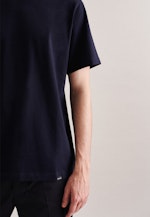 Rundhals T-Shirt Regular in Navy |  Seidensticker Onlineshop