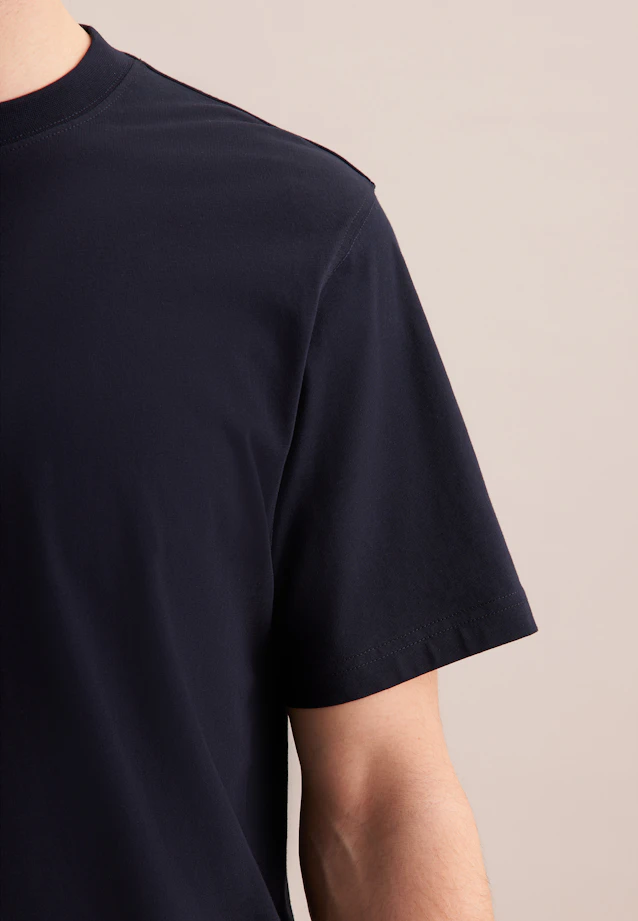 T-shirt Uni in Dark Blue |  Seidensticker Onlineshop