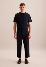 T-Shirt Uni in Dunkelblau |  Seidensticker Onlineshop
