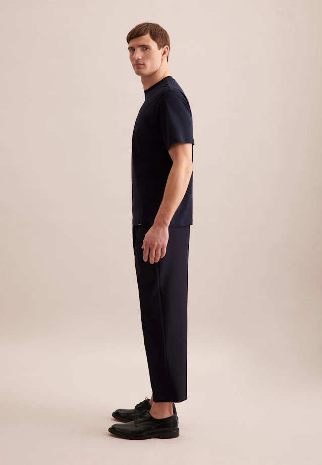 T-shirt Uni in Dark Blue |  Seidensticker Onlineshop