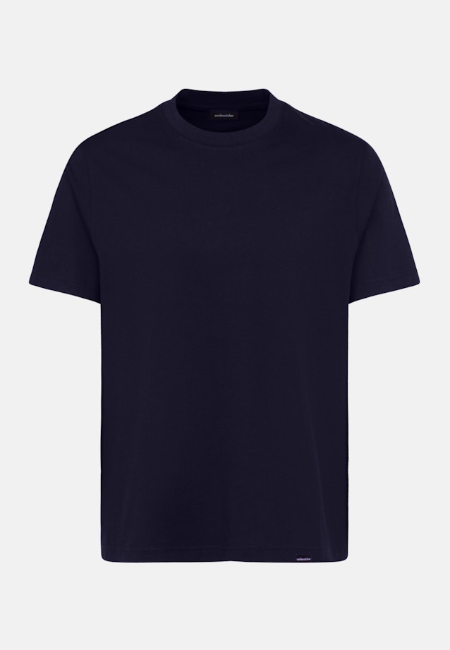 Rundhals T-Shirt Regular in Navy |  Seidensticker Onlineshop