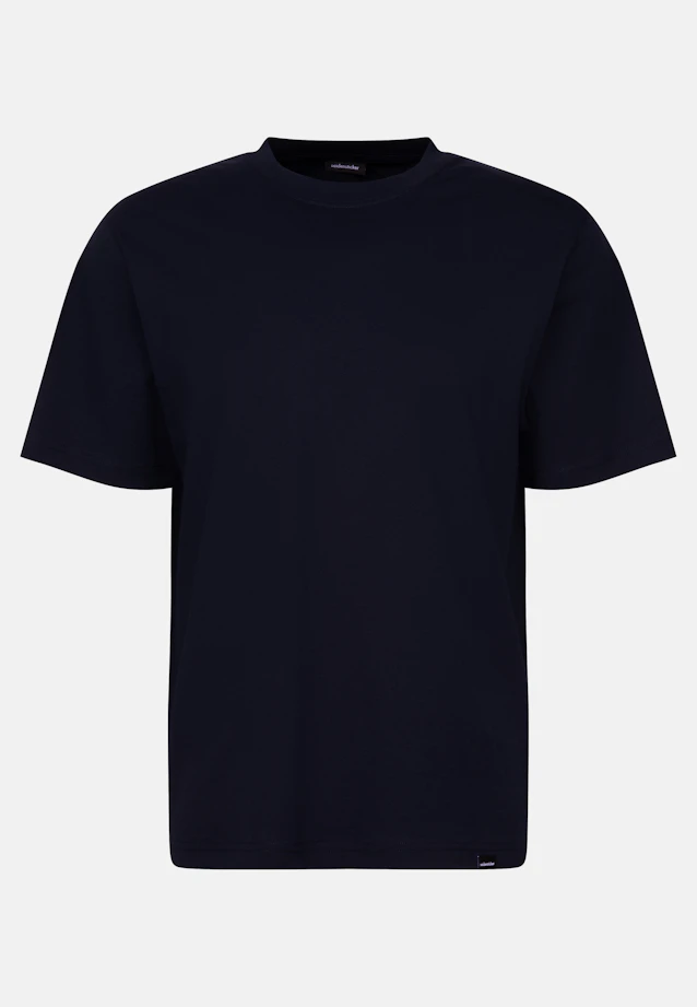 T-Shirt Uni in Dunkelblau |  Seidensticker Onlineshop