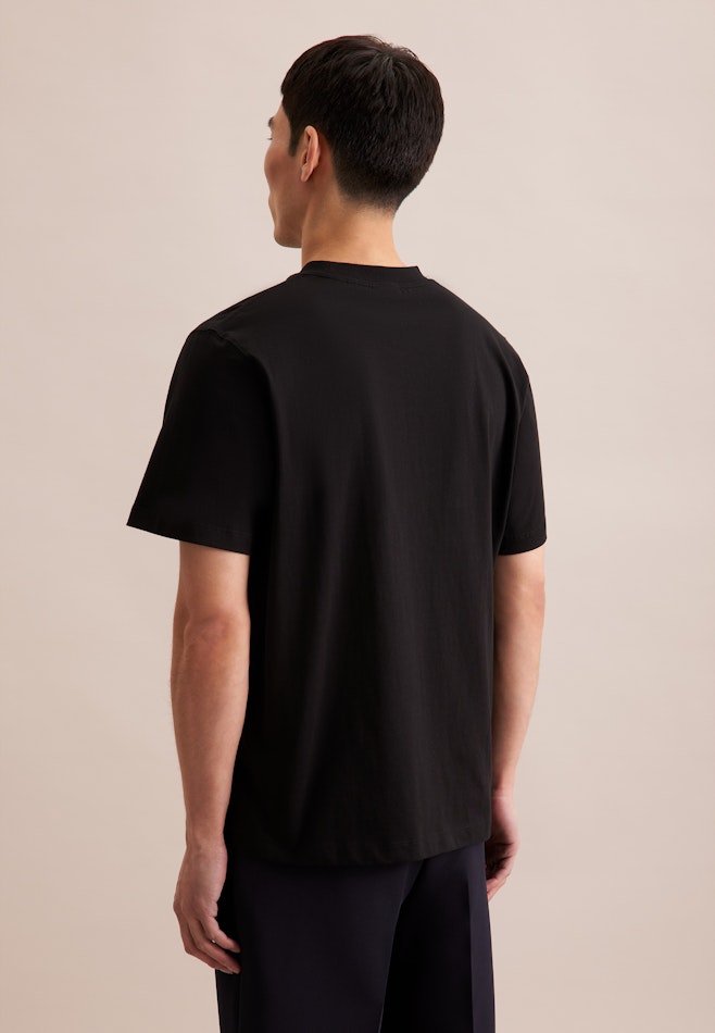 T-Shirt Uni in Schwarz | Seidensticker Onlineshop