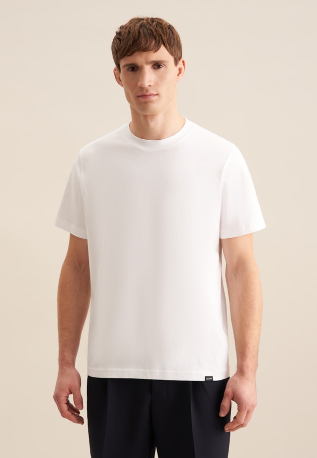 T-shirt Uni in Blanc |  Seidensticker Onlineshop