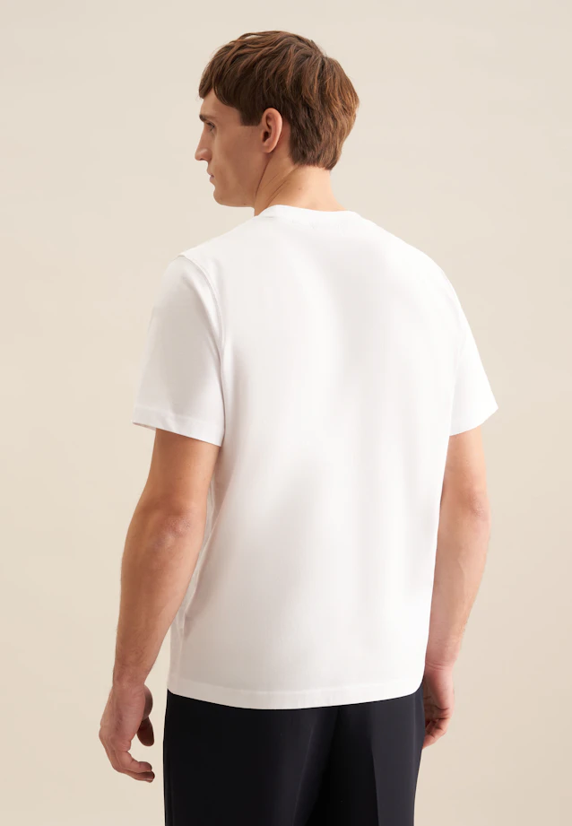 T-Shirt Uni in Weiß |  Seidensticker Onlineshop