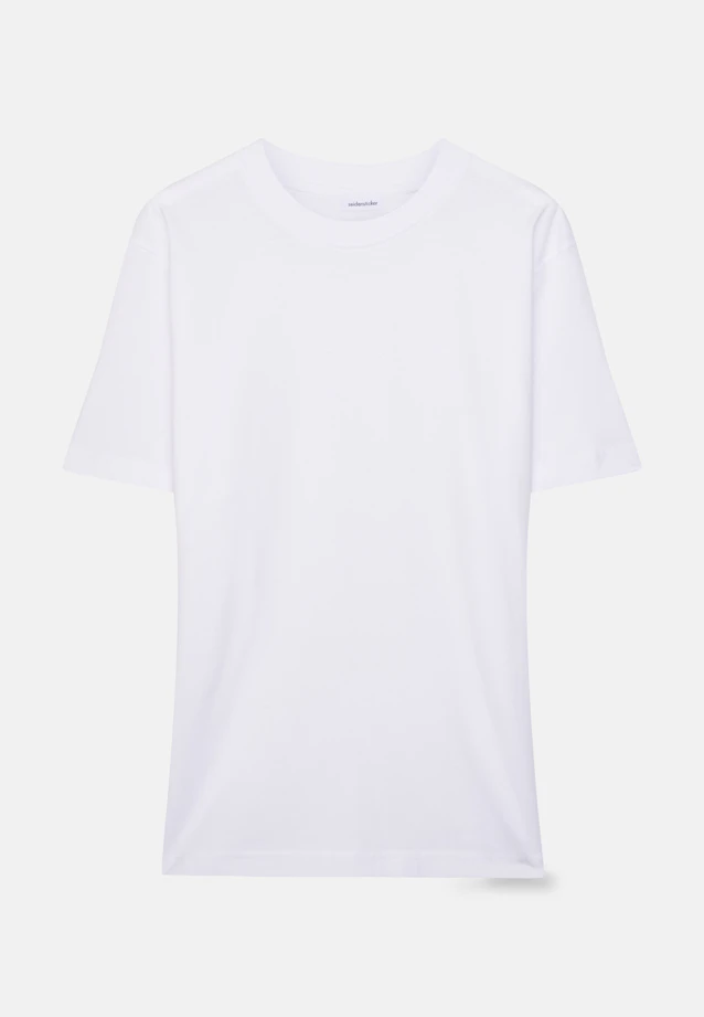 T-Shirt Uni in Weiß |  Seidensticker Onlineshop