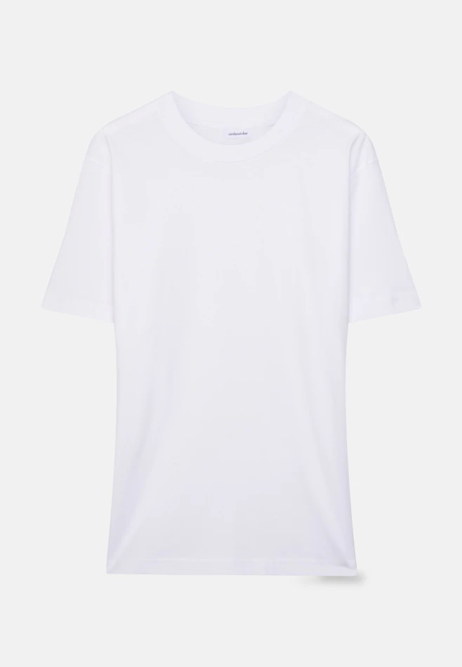 T-Shirt Uni in Weiß | Seidensticker Onlineshop