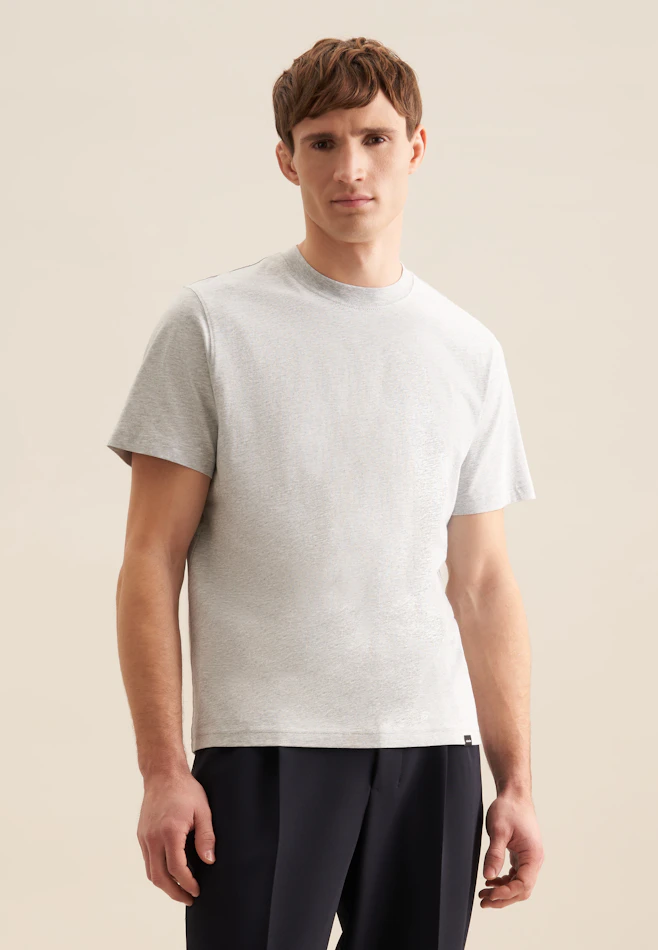 T-Shirt Uni in Grau | Seidensticker Onlineshop