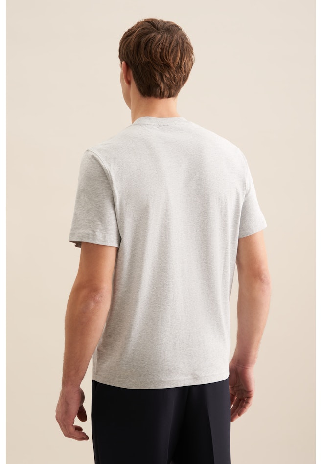 T-Shirt Uni in Grau | Seidensticker Onlineshop