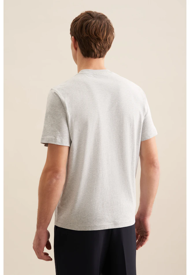T-Shirt Uni in Grau | Seidensticker Onlineshop