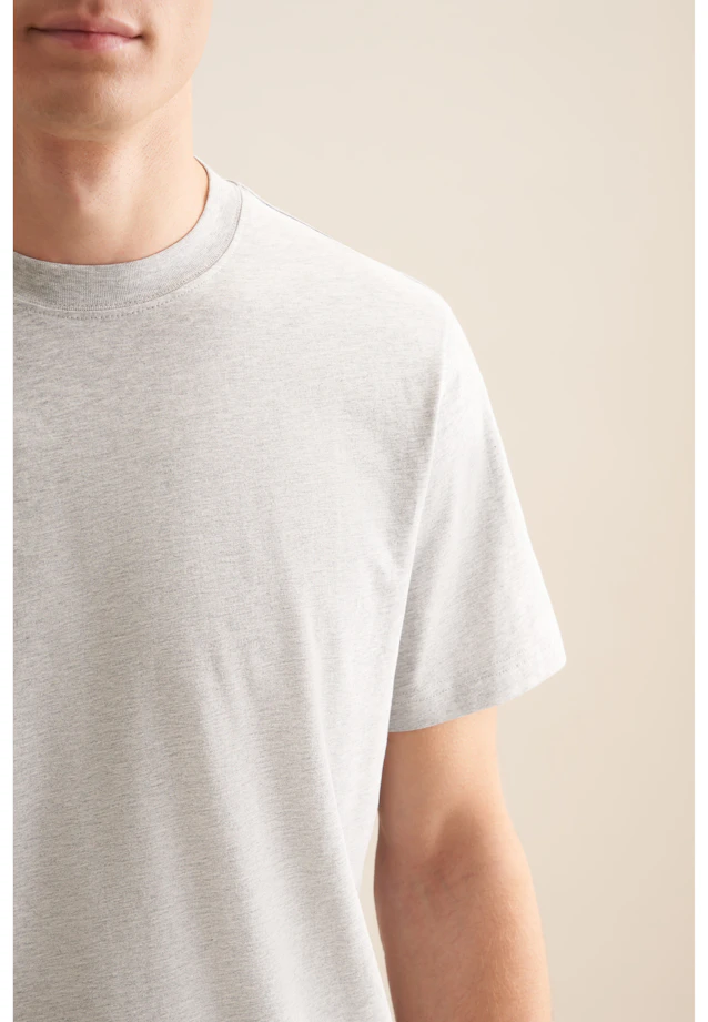 T-Shirt Uni in Grau |  Seidensticker Onlineshop