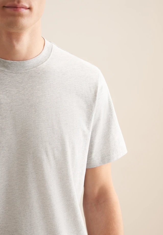 T-Shirt Uni in Grau |  Seidensticker Onlineshop