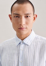 Regular Casual Hemd Streifen in Hellblau |  Seidensticker Onlineshop