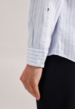 Regular Casual Hemd Streifen in Hellblau |  Seidensticker Onlineshop