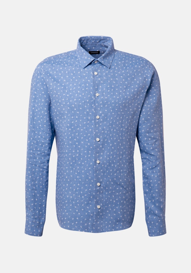 Casual overhemd in Regular with Kentkraag in Lichtblauw |  Seidensticker Onlineshop