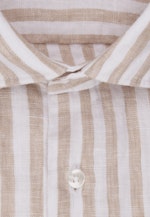 Regular Business Hemd Streifen in Braun |  Seidensticker Onlineshop