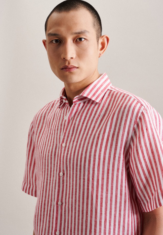 Regular Chemise d'affaires rayures in Rouge |  Seidensticker Onlineshop