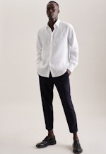 Regular Casual shirt Uni in White |  Seidensticker Onlineshop