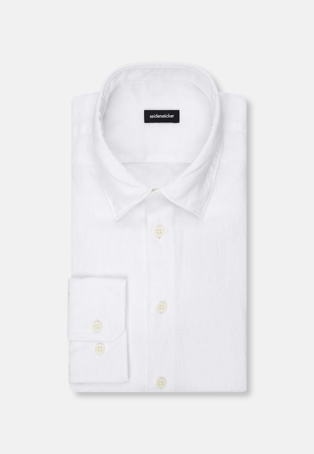 Regular Casual shirt Uni in White |  Seidensticker Onlineshop