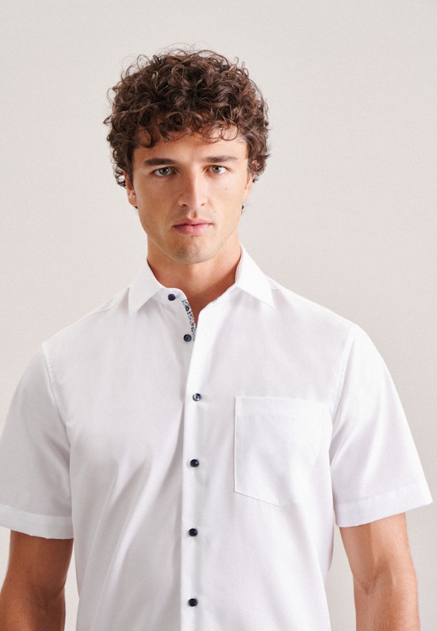 Regular Business shirt Uni in White |  Seidensticker Onlineshop