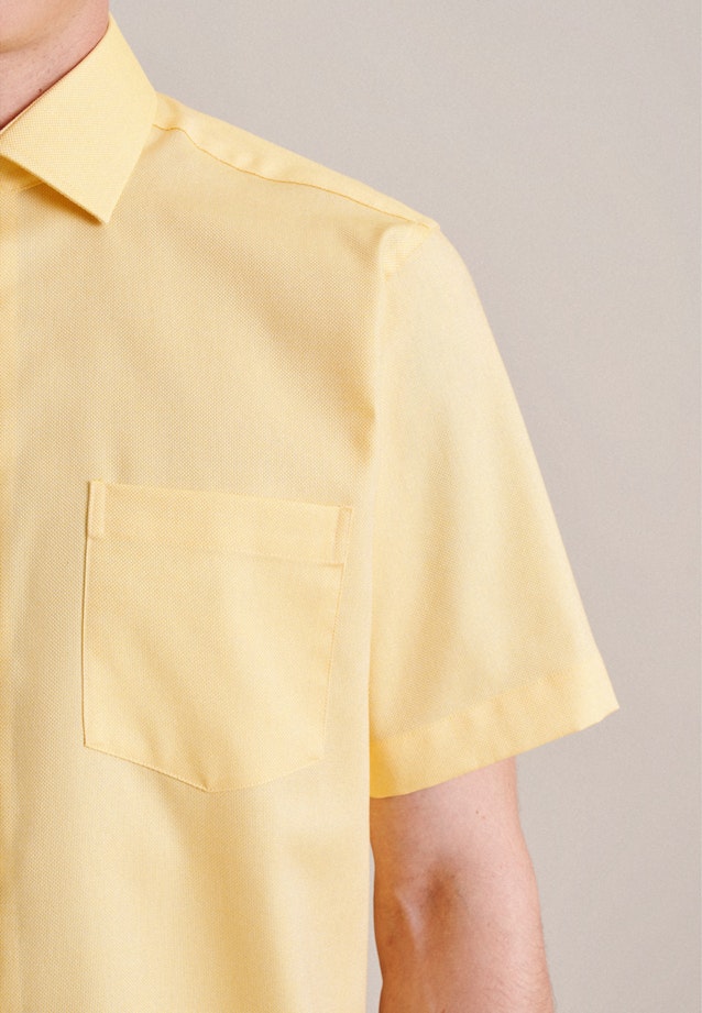 Regular Business Hemd Uni in Gelb |  Seidensticker Onlineshop