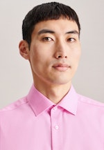 Non-iron Structure Short sleeve Business Shirt in Regular with Kent-Collar in Pink |  Seidensticker Onlineshop