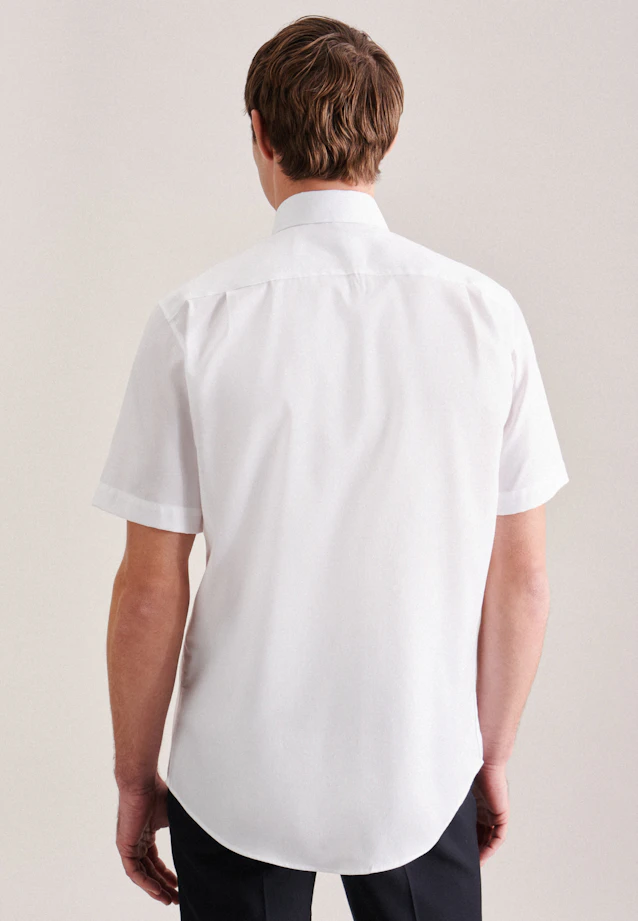 Regular Chemise d'affaires Uni in Blanc |  Seidensticker Onlineshop